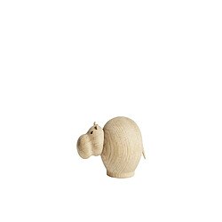 Woud Figurine Hibo - taupe - petit