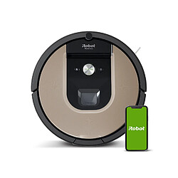 Avis iRobot Roomba 976 robot aspirateur 0,6 L Sans sac Beige, Noir, Marron