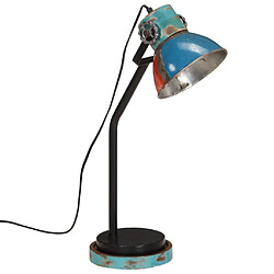 vidaXL Lampe de bureau 25 W multicolore 18x18x60 cm E27