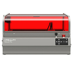 Graveur laser Creality Falcon2 Pro 22 W, assistance pneumatique intégrée, couvercle visible incurvé, caméra intégrée - 400 x 415 mm