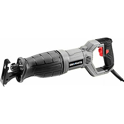 GRAPHITE Scie sabre professionnelle Scie sabre extrêmement compacte et maniable pour couper avec précision le bois, le métal et d'autres matériaux de dureté différente - 350 W-900 W 