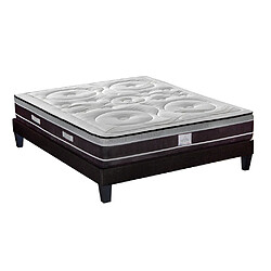 HYPSOM Ensemble Divin Ensemble DIVIN 160x200 cm | Matelas Ressorts ensachés + Sommier Bois