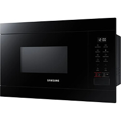 Samsung Micro ondes Encastrable MS22T8254AB, 22 litres, Noir glossy