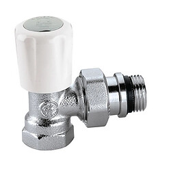 CALEFFI 401402 - Robinet équerre thermostatisable pour tubes acier 