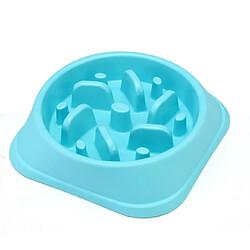 Universal Pet Slow Food Bowl Dog Cat Happy Hunting Bowl Slow Food Breeder Plaque en plastique Elevage sain Facile à nettoyer Accessoires pour animaux de compagnie | Elevage pour chiens 