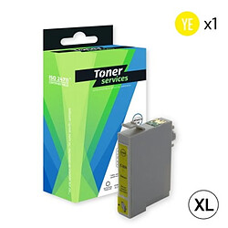 TONER SERVICES Compatible Epson Colibri Cartouche Jaune C13T08044010 (T0804) 