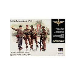 Master Box Figurine Mignature British Paratroopers, 1944. Kit 1