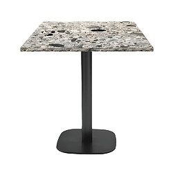 Restootab Table 70x70cm - modèle Round terrazzo cepp