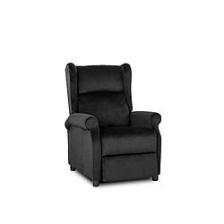 Vivaldi Fauteuil SIMON Noir Velours