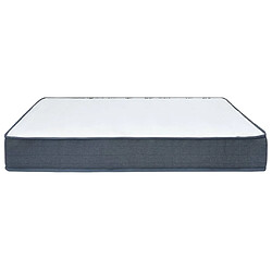 Avis vidaXL Matelas de sommier à lattes 190x140x20 cm tissu