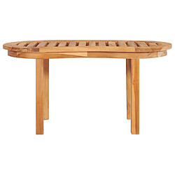 vidaXL Table basse 90x50x45 cm Bois de teck solide