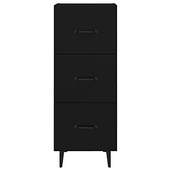 Acheter vidaXL Buffet Noir 34,5x34x90 cm Bois d'ingénierie