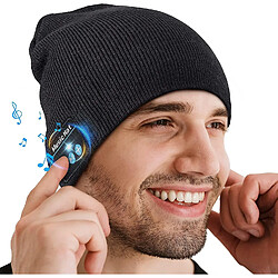 Universal Cadeaux pour hommes / femmes Bluetooth Boneie - Christmas Stocking Sobers Bluetooth Hat avec casque sans fil idées cadeaux 