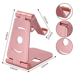 Acheter Wewoo Support Holder voiture de téléphone créatif pliable Lazy Brack(rose)