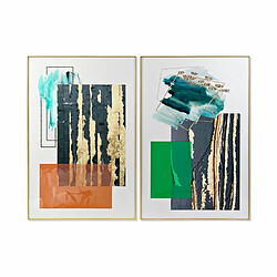 Cadre DKD Home Decor Abstrait (80 x 3 x 120 cm) (2 Unités)