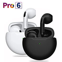 GUPBOO Casque Bluetooth Mini Pro 6, TWS, Hi-Fi, avec microphone 