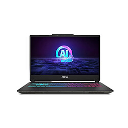 MSI Cyborg 15 AI A1VE-004FR : Core Ultra 7 155H - 16Gb DDR5 - SSD 512GB - RTX4050- 15.6' FHD 144Hz - Wds 11 Famille