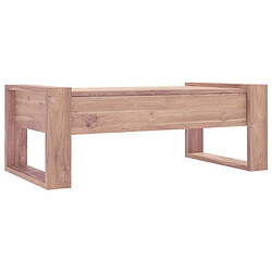 Acheter vidaXL Table basse 110x60x40 cm Bois de teck massif