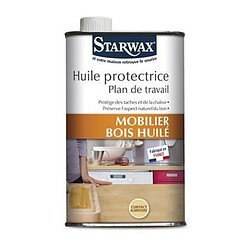 Avis Produits d'entretien mobilier et surfaces délicates Starwax HUILE PROTECTRICE PLAN DE TRAVAIL BOIS 500ML