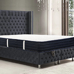 Visiodirect Matelas réversible NORA , 140x200 cm, en mousse mémoire de forme haute adaptabilité et ergonomique pas cher