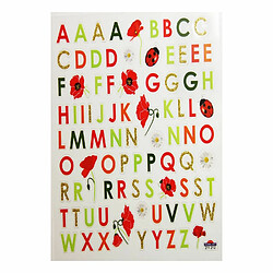 Avis Youdoit 86 Autocollants - Alphabet - Coccinelle et coquelicot