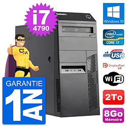 PC Tour Lenovo ThinkCentre M83 Intel i7-4790 RAM 8Go Disque 2To Windows 10 Wifi · Occasion 