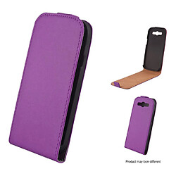 Mobility Gear Etui flip KF fermeture aimant pour Samsung Xcover2 GT-S7710 Violet 