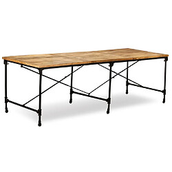 Maison Chic Table à manger | Table de salle à manger Bois de manguier massif 240 cm -GKD72403