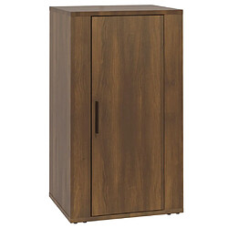 Maison Chic Buffet,Meuble de Rangement,commode pour salon,Cuisine Chêne marron 40x33x70 cm Bois d'ingénierie -MN72100