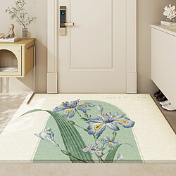 LUUCOZK Tapis de porte d'entrée antidérapants pour entrée intérieure - Motif 6-100x160cm