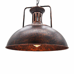 Acheter Stoex Suspension Lustre Industriel abat-jour Ø33cm Éclairage Antique Métal Rétro Pendentif Plafond Lumière E27,Rouille