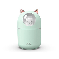 TechKidz Humidificateur Veilleuse pour Enfant Modèle H2O Chat Vert d'eau