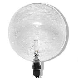 Helloshop26 Boule solaire LED flottant 3 pièces diamètre 9,5 cm luminaire décoration 2402029