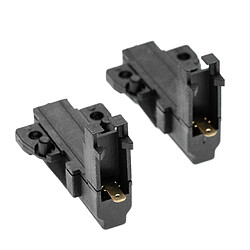 vhbw 2x Balais de charbon pour moteur avec support compatible avec Balay TE8437, TE891PREMIER, TE899, TI8275, TI8275IRIS, TI8276 machine à laver