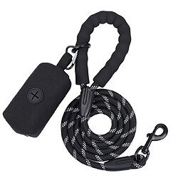 Universal Traction en nylon pour chiens de compagnie Chaînes réflectrices pour chiens de compagnie Chaînes de traction pour petits et grands chiens avec sac de rangement 