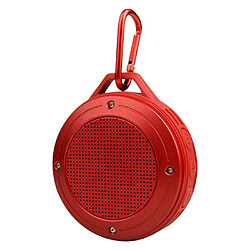 Yonis Mini Enceinte Bluetooth Portable Etanche Avec Basses Puissantes Et Micro Intégré Enceinte Bluetooth Portable Étanche Basses Puissantes Micro Intégré Support Carte Rouge YONIS