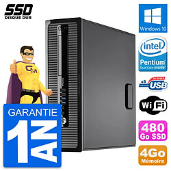 PC HP ProDesk 400 G1 SFF Intel Pentium G3220 RAM 4Go SSD 480Go Windows 10 Wifi · Occasion 