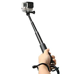 Wewoo Pour GoPro HERO4 / 3 or + / 3/2, longueur maximum: 49cm Monopode extensible portatif de poche avec la vis