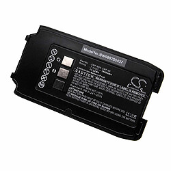 vhbw batterie compatible avec Alinco DJ-S17, DJ-S17E, DJ-S47E avec clip de ceinture radio talkie-walkie (1800mAh, 7.4V, Li-Ion) 