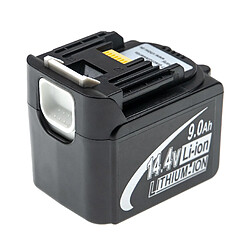 vhbw Batterie compatible avec Makita TD130DRFXR, TD130DRFXW, TD130DZ, TD131, TD131D outil électrique (9000 mAh, Li-ion, 14,4 V)