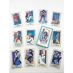 Avis Universal Ronda Tarot Fantaisie Jeux de Tarot Loisirs et Amusement Jeux de Table Accueil Rassemblement Divination Jeux Cartes | Jeux de Cartes(Bleu)