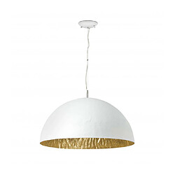 faro Suspension blanche Magma 3 ampoules