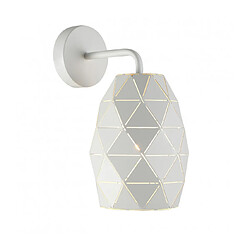 Luminaire Center Applique murale moderne Harley blanc Coloris : blanc Coloris de l'abat jour : blanc Matèriau : acier IP : 20 Nombre d'ampoules : 1 Type d'ampoule : E27 Puissance en Watts (W) : 40 Voltage