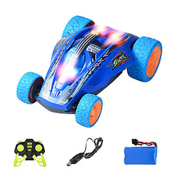 2.4G RC Voitures télécommande de voiture 360 ??° Rotation 45 ° escalade centrifuge voiture Bleu