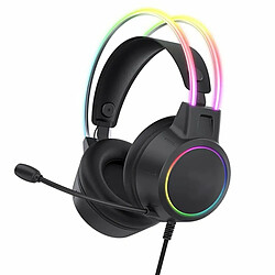 X15 Pro Onikuma Rgb Casque Avec Hd Flexible Mic 3.5Mm Gaming Earphones Pour Xbox Ps5 Ps4 Switch Noir pas cher