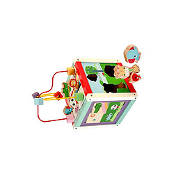 Acheter Davidson / Fisher Price Fisher-Price Cube d'Activité Éducatif 5-en-1 en Bois avec 5 Jeux Différents Multicolore