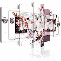 Paris Prix Tableau Imprimé Orchid's Mechanism 100 x 200 cm 