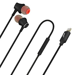 Écouteurs Lightning Embouts Intra-auriculaires Bouton Multifonction Akashi Noir