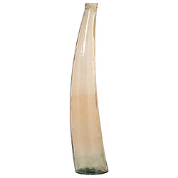 Vase de sol Alexandra House Living Marron Clair Verre 20 x 20 x 95 cm 