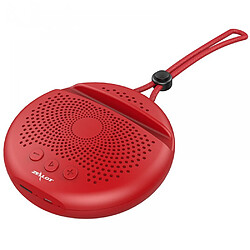 General Mini haut-parleur Bluetooth portable, basses améliorées et son haute définition, design portable, avec son HD, son HD cristallin, basses riches, petit haut-parleur, pour l'extérieur, la maison, la fête, la plage, les voyages (rouge) 